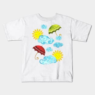 Fairytale Weather Forecast Print Kids T-Shirt